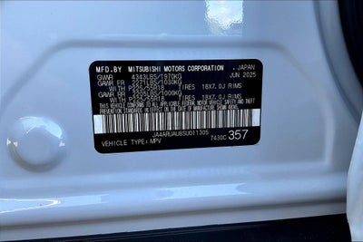 2025 Mitsubishi Outlander Sport 2.0 ES