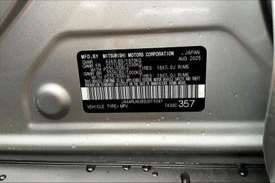 2025 Mitsubishi Outlander Sport 2.0 ES