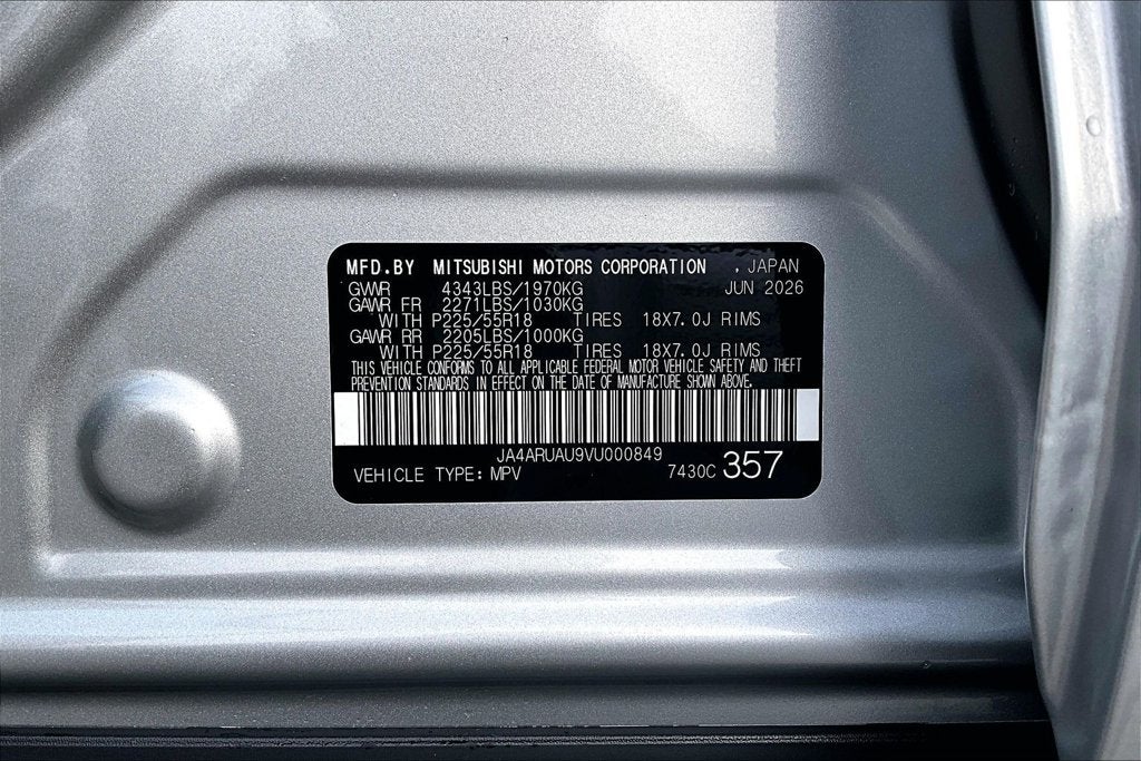 2027 Mitsubishi Outlander Sport 2.0 LE