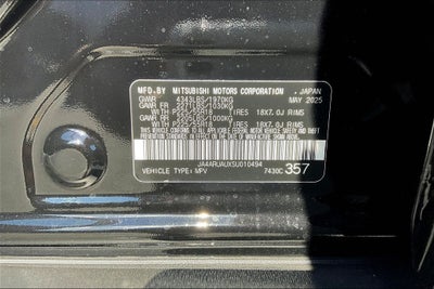 2025 Mitsubishi Outlander Sport 2.0 ES