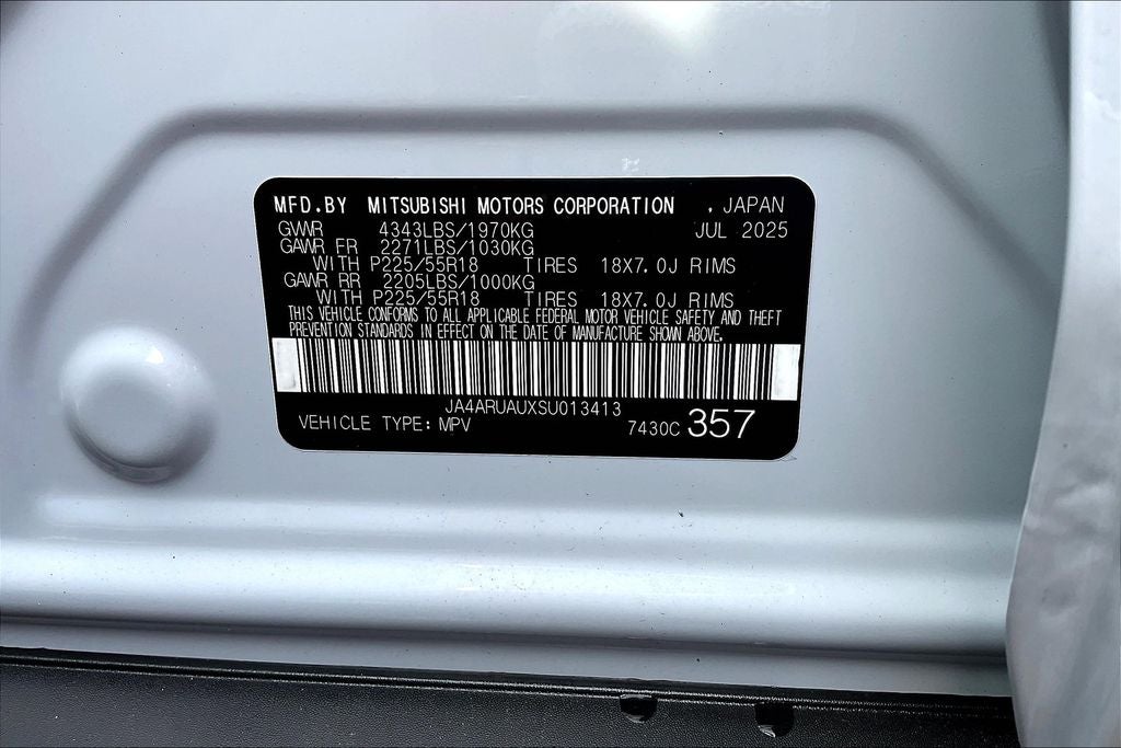 2025 Mitsubishi Outlander Sport 2.0 ES