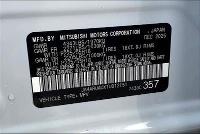 2026 Mitsubishi Outlander Sport 2.0 Trail Edition