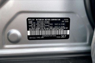 2026 Mitsubishi Outlander Sport 2.0 ES