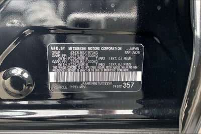 2026 Mitsubishi Outlander Sport SEL