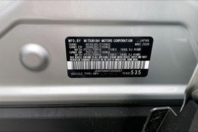 2026 Mitsubishi Eclipse Cross ES