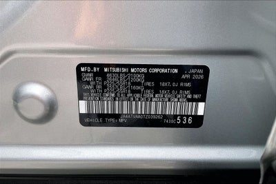 2026 Mitsubishi Eclipse Cross LE