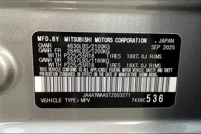 2026 Mitsubishi Eclipse Cross Black Edition