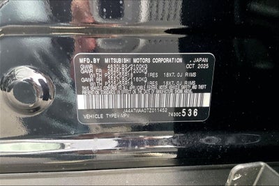 2026 Mitsubishi Eclipse Cross SE