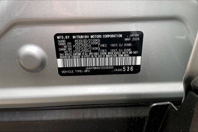 2026 Mitsubishi Eclipse Cross SE