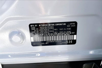 2026 Mitsubishi Eclipse Cross SE