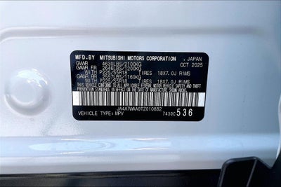 2026 Mitsubishi Eclipse Cross Black Edition