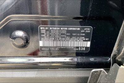 2026 Mitsubishi Eclipse Cross SE