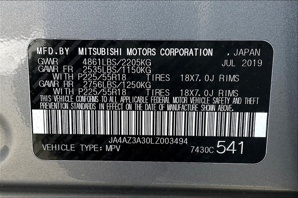 2020 Mitsubishi Outlander SE