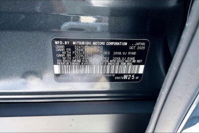 2026 Mitsubishi Outlander SE