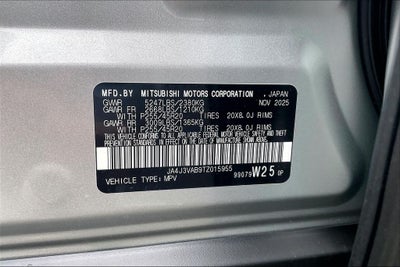 2026 Mitsubishi Outlander SE