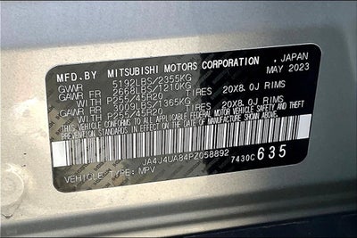 2023 Mitsubishi Outlander SE