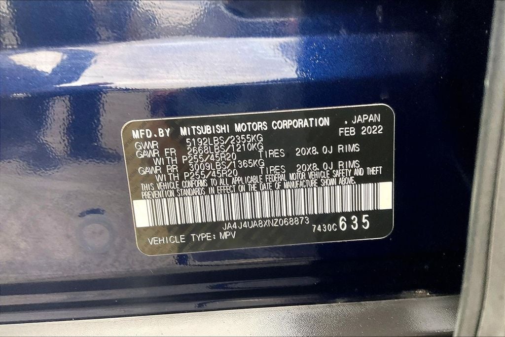 2022 Mitsubishi Outlander SE