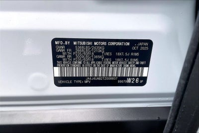 2026 Mitsubishi Outlander ES