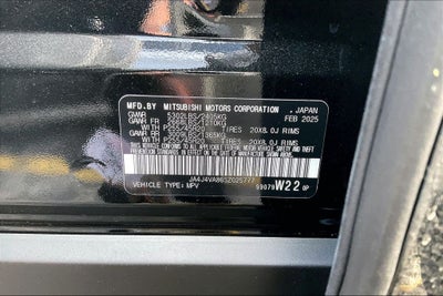 2025 Mitsubishi Outlander SE