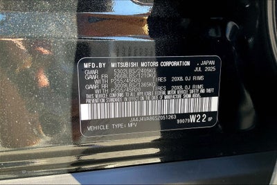 2025 Mitsubishi Outlander SE