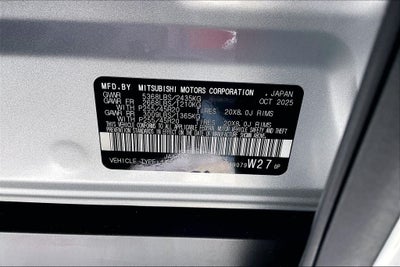 2026 Mitsubishi Outlander SE