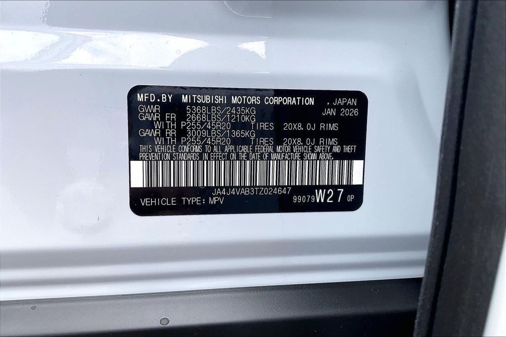 2026 Mitsubishi Outlander SE