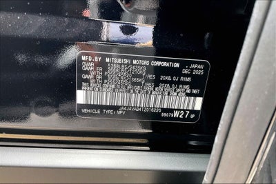 2026 Mitsubishi Outlander SE