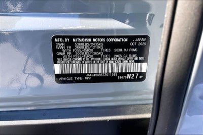 2026 Mitsubishi Outlander SE