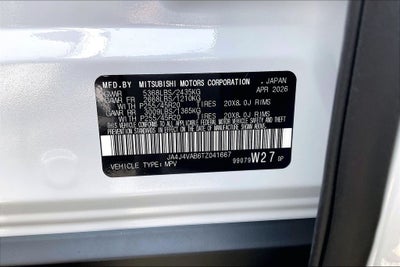 2026 Mitsubishi Outlander SE