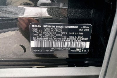 2026 Mitsubishi Outlander SE