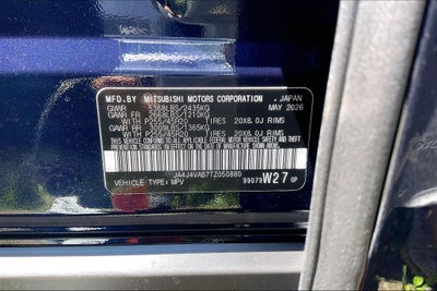2026 Mitsubishi Outlander SE