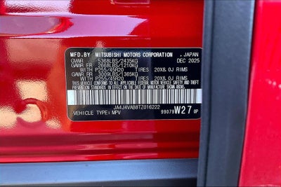 2026 Mitsubishi Outlander SE