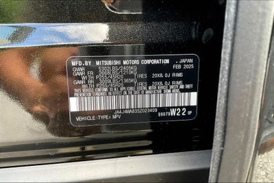 2025 Mitsubishi Outlander Platinum Edition