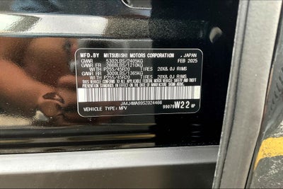 2025 Mitsubishi Outlander Platinum Edition