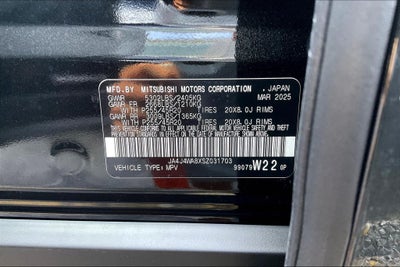 2025 Mitsubishi Outlander Platinum Edition