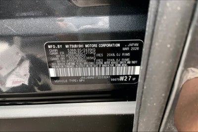 2026 Mitsubishi Outlander Black Edition