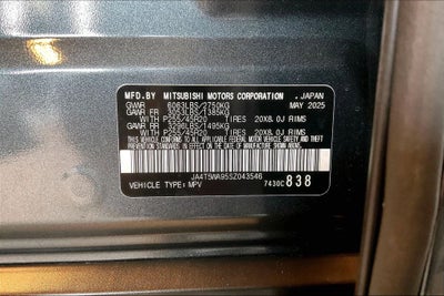 2025 Mitsubishi Outlander PHEV SEL Black Edition