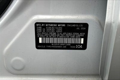 2024 Mitsubishi Mirage G4 ES