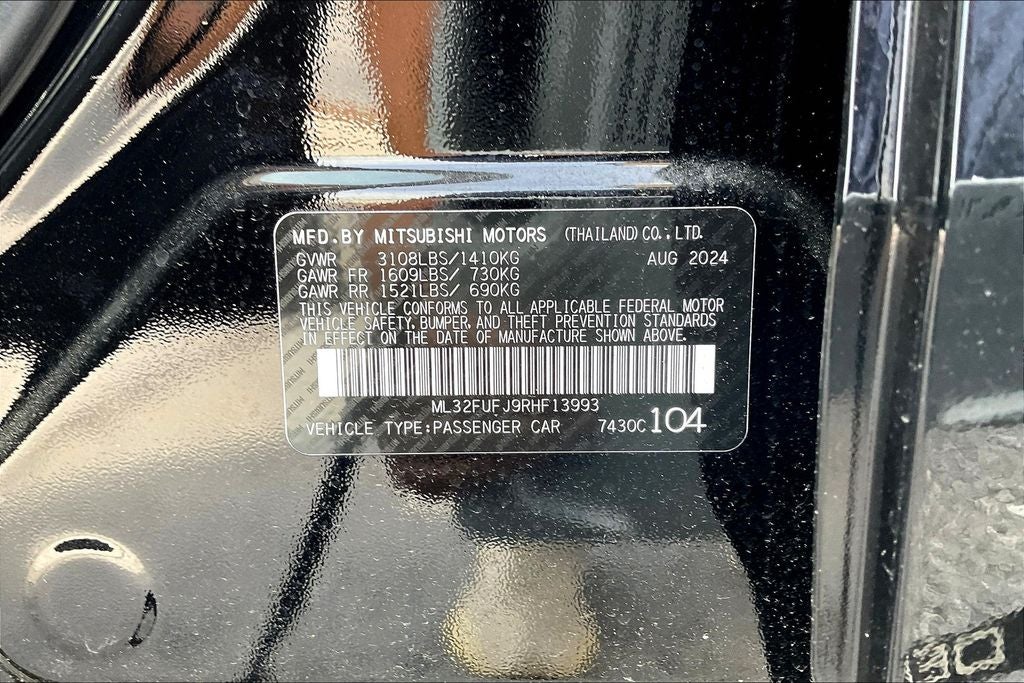 2024 Mitsubishi Mirage G4 Black Edition