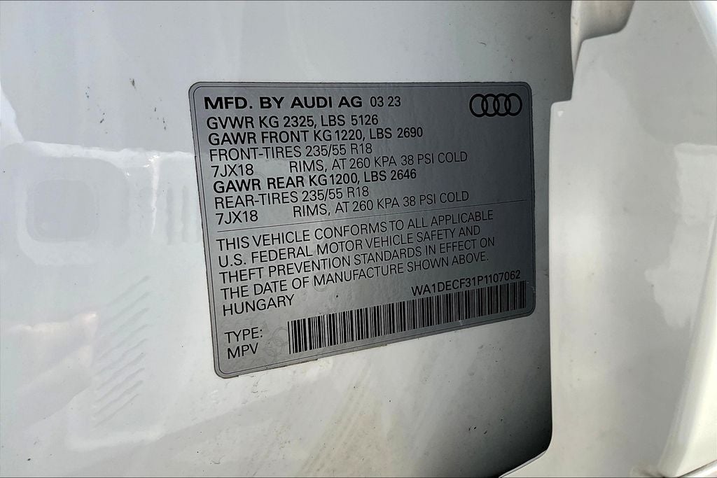 2023 Audi Q3 Premium S Line quattro